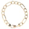 9ct Yellow Gold Figaro Bracelet 8.5"