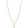 22ct Yellow Gold 3 layers chain necklace