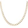 9ct Yellow Gold Curb Chain 22"