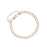 9ct Yellow Gold Curb Bracelet 8"