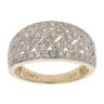 9ct Yellow Gold 0.33ct Diamond Fancy Ring