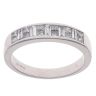 18ct White Gold 0.55ct Princess And Baguette Diamond Ring