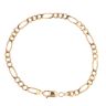 9ct Yellow Gold Figaro Bracelet 8.5"