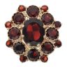 9ct Yellow Gold Garnet Cluster Ring