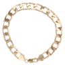 9ct Yellow Gold Curb Bracelet 8"
