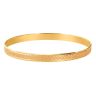 22ct Yellow Gold Bangle with RoseGold Finish