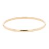 9ct Yellow Gold Plain Bangle