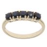 9ct Yellow Gold Sapphire Five Stone Ring
