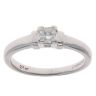 18ct White Gold 0.25ct Princess Cut Diamond Solitaire Ring