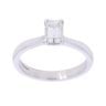 Platinum 0.75ct Emerald Cut Diamond Solitaire Ring