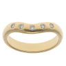 18ct Yellow Gold 0.10ct Brilliant Cut Diamond Wishbone Ring