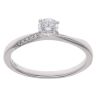 Platinum 0.50ct Brilliant Cut Diamond Solitaire Ring
