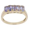 9ct Yellow Gold Tanzanite Five Stone Ring