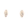 9ct Yellow Gold Oval Std Earrings