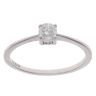 9ct White Gold 0.25ct Diamond Solitaire Ring