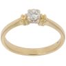 18ct Yellow Gold 0.15ct Diamond Solitaire Ring