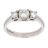Platinum 0.75ct Diamond Trilogy Ring