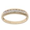 14ct Yellow Gold Cubic Zirconia Half Eternity Ring
