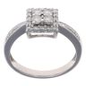 18ct White Gold 0.50ct Diamond Cluster Ring