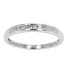 9ct White Gold 0.26ct Diamond Princess Cut Eternity Ring