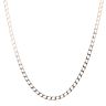 9ct Yellow Gold Square Curb Chain 18"