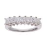 18ct White Gold 1.13ct Diamond Half Eternity Ring
