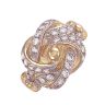 9ct Yellow Gold Cubic Zirconia Knot Ring