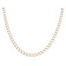 9ct Yellow Gold Curb Square Chain 20"