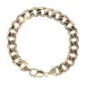 9ct Yellow Gold Curb Bracelet 8.5"