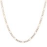 9ct Yellow Gold Figaro Chain 18"