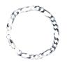 Silver Figaro Bracelet 8.5" by Icesia