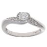 9ct White Gold 0.33ct Brilliant Cut Diamond Solitaire Ring