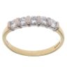 18ct Yellow Gold 0.50ct Brilliant Cut Diamond Five Stone Ring
