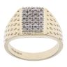 9ct Yellow Gold 0.30ct Diamond Signet Ring