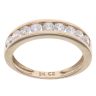 9ct Yellow Gold Cubic Zirconia Half Eternity Ring