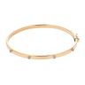 Childrens 9ct Yellow Gold Cubic Zirconia Bangle