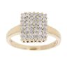 9ct Yellow Gold 0.45ct Brilliant Cut Diamond Cluster Ring