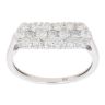 9ct White Gold 1.00ct Brilliant Cut Diamond Cluster Ring