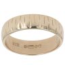 9ct Yellow Gold Patterned Wedding Band 5.4mm