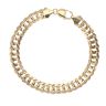 9ct Yellow Gold Double Curb Bracelet 8.5"