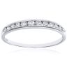 9ct White Gold 0.25ct Diamond Eternity Ring