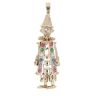 9ct Yellow Gold Multi Gemstone Moveable Clown Pendant