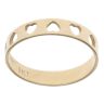 9ct Yellow Gold Heart Band Ring