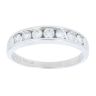 18ct White Gold 0.50ct Diamond Half Eternity Ring