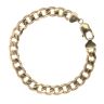 9ct Yellow Gold Curb Bracelet 9"