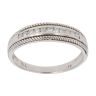 9ct White Gold 0.15ct Diamond Half Eternity Ring