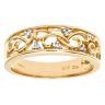 9ct Yellow Gold Diamond Ring
