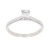 Platinum 0.50ct Emerald Cut Diamond Solitaire Ring