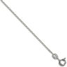 18ct White Gold Pendant Curb Chain