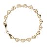 14ct Yellow Gold Hearts Bracelet 7.5"